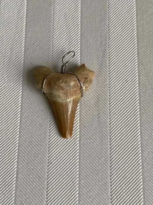 Ожерелье Подвеска ручной работы "Зуб акулы"