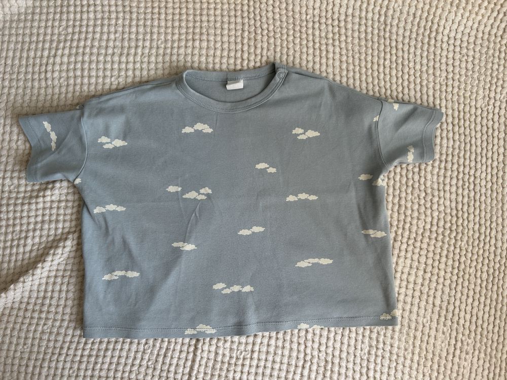 Zestaw hm h&m tshirt legginsy top oversize 104 jak Bobo Choses