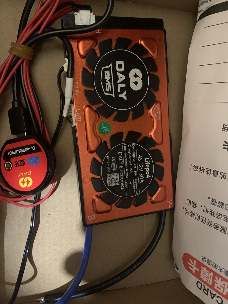 Плата Smart bms Daly 4s 12V 30A