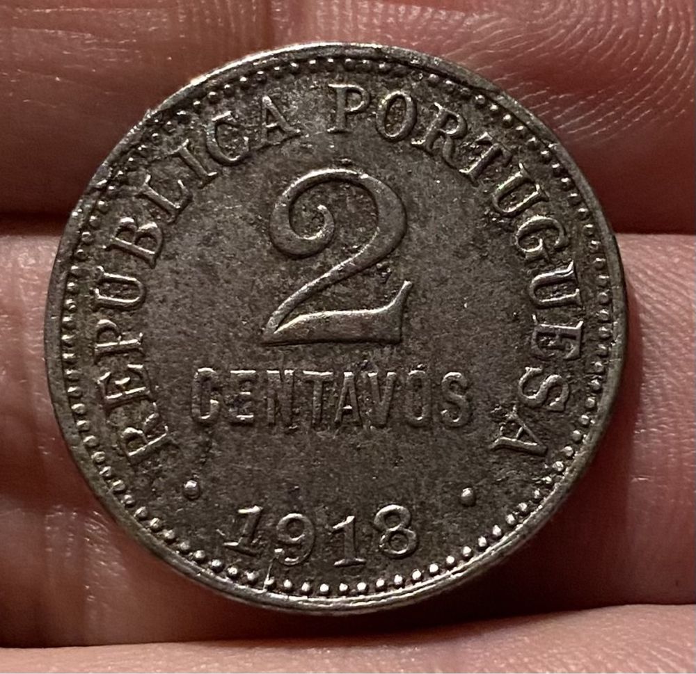 Moeda 2 Centavos 1918  FERRO