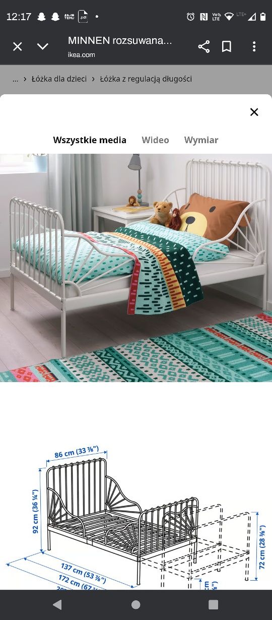 Łóżka ikea bez materacy
