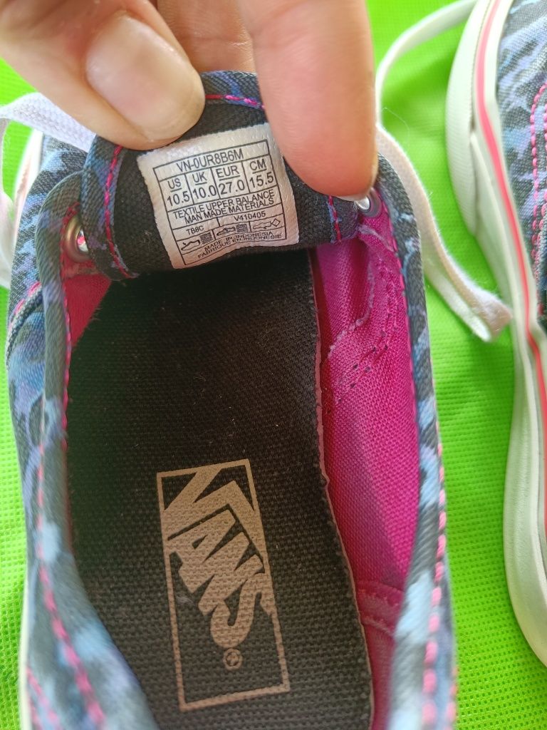Jak nowe Vans oryginalne trampki panterka 27