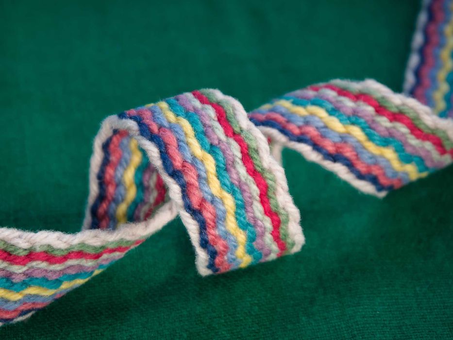 Wełniana krajka słowiańska / wikińska