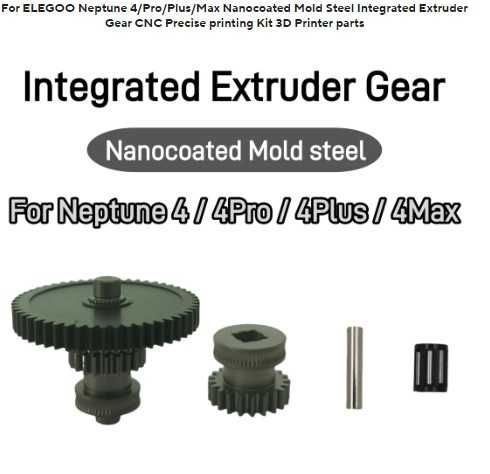 Шестерні для екструдера 3D-принтерів Elegoo Neptune 4/Pro/Plus/Max