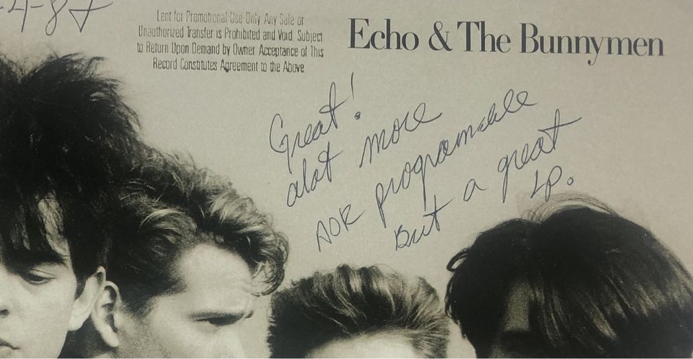 Echo & The Bunnymen - 1 press USA EX