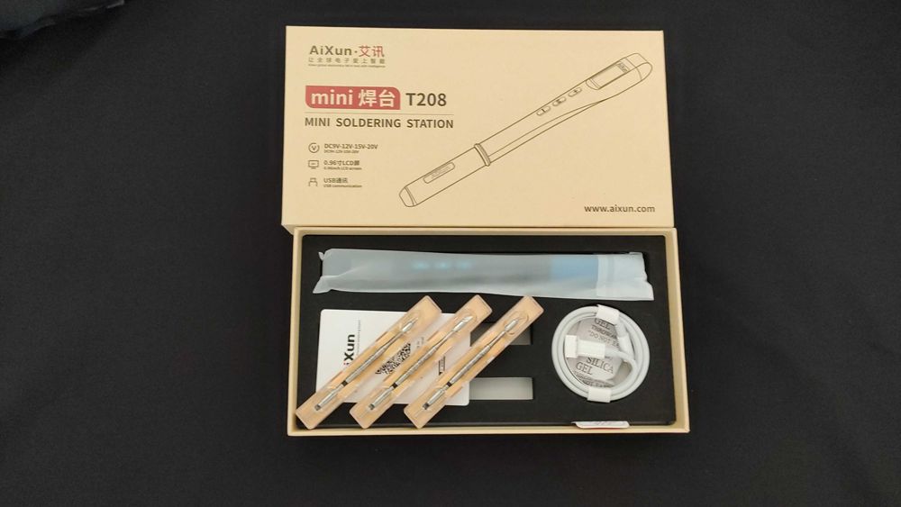 Mini stacja lutownicza Aixun T208 - 3 Groty