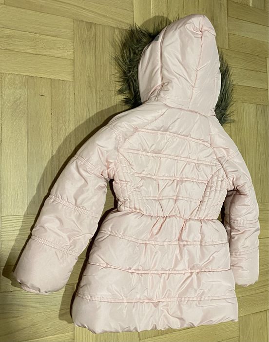 Różowa kurtka płaszcz zimowy Tommy Hilfiger XS 5/6 rozm. 110 / 116