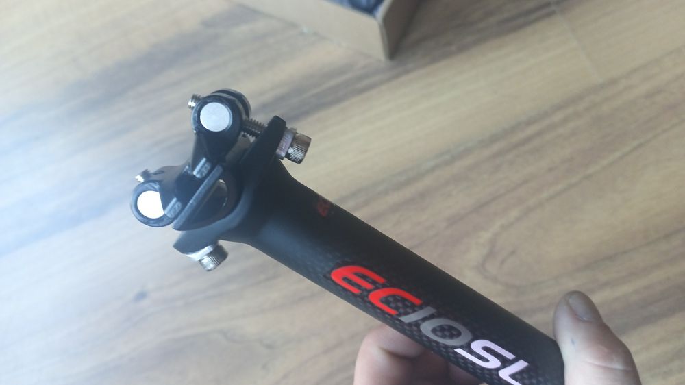 Carbon sztyca karbonowa 27,2 35cm dl 350