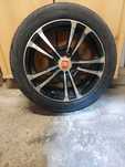 Alufelgi 14 cali 4x98 z oponami z Fiat Seicento Certyfikat JWL i VIA