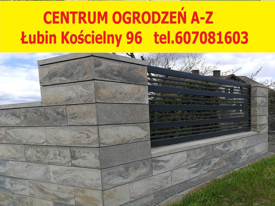Bloczki ogrodzeniowe / płot / Joniec Kost-bet / Konekt / Styrobud