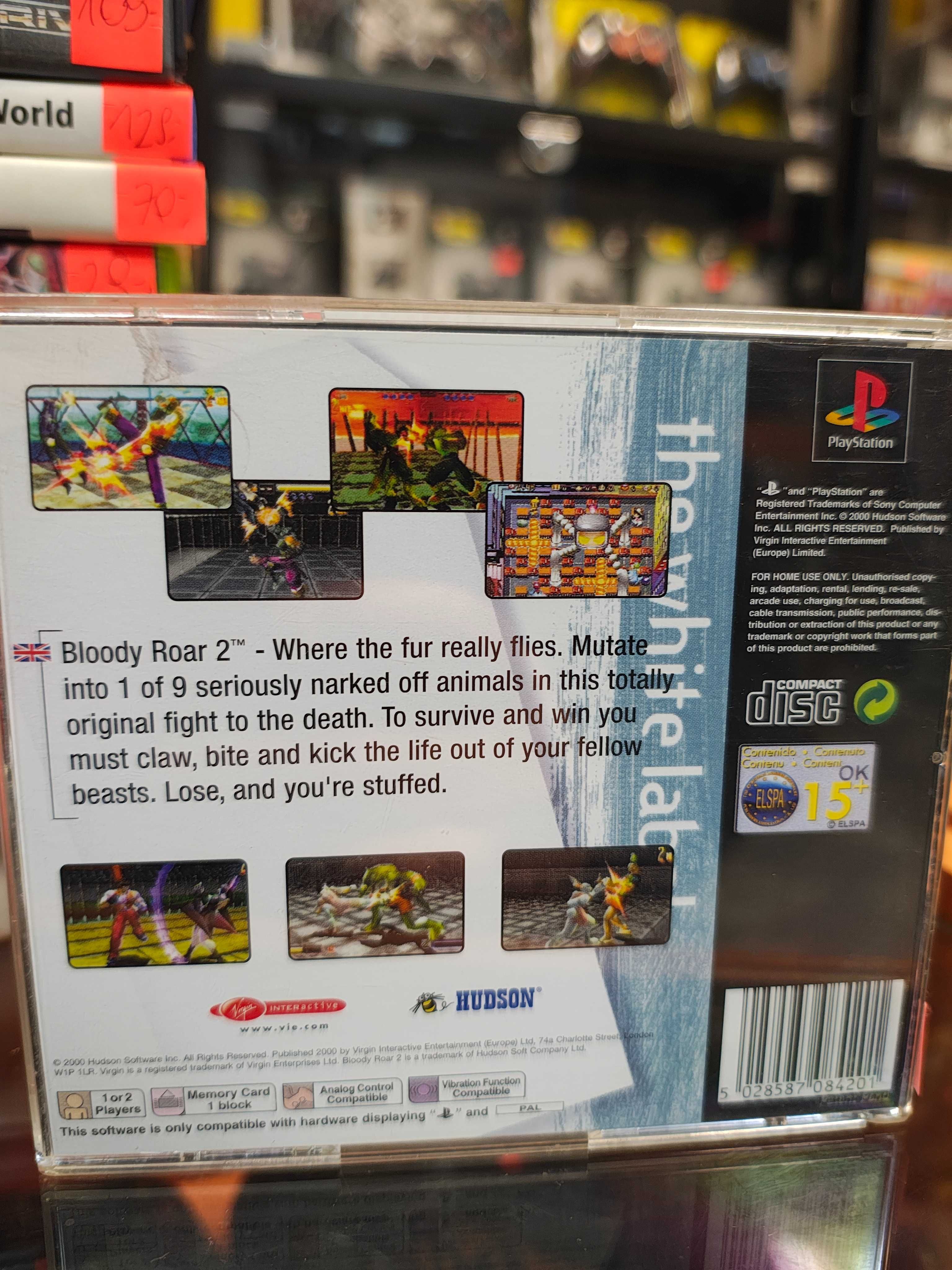 Gra Bloody Roar 2 Sony PlayStation (PSX) IGŁA Unikat SklepRetroWWA