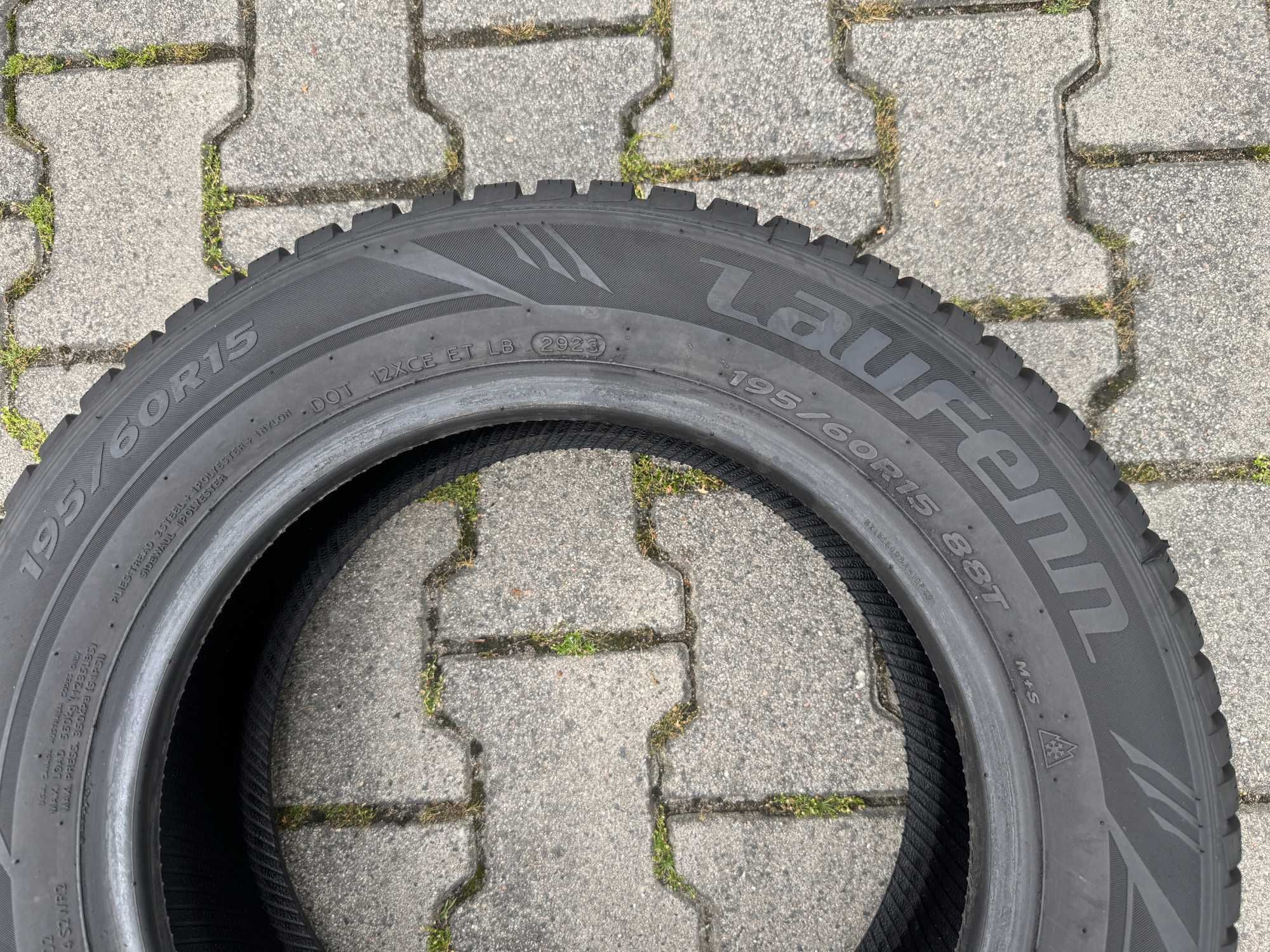 4x opony Zimowe 195/60r15 88T LAUFEN I Fit+ (8mm 2023r jak Nowe)