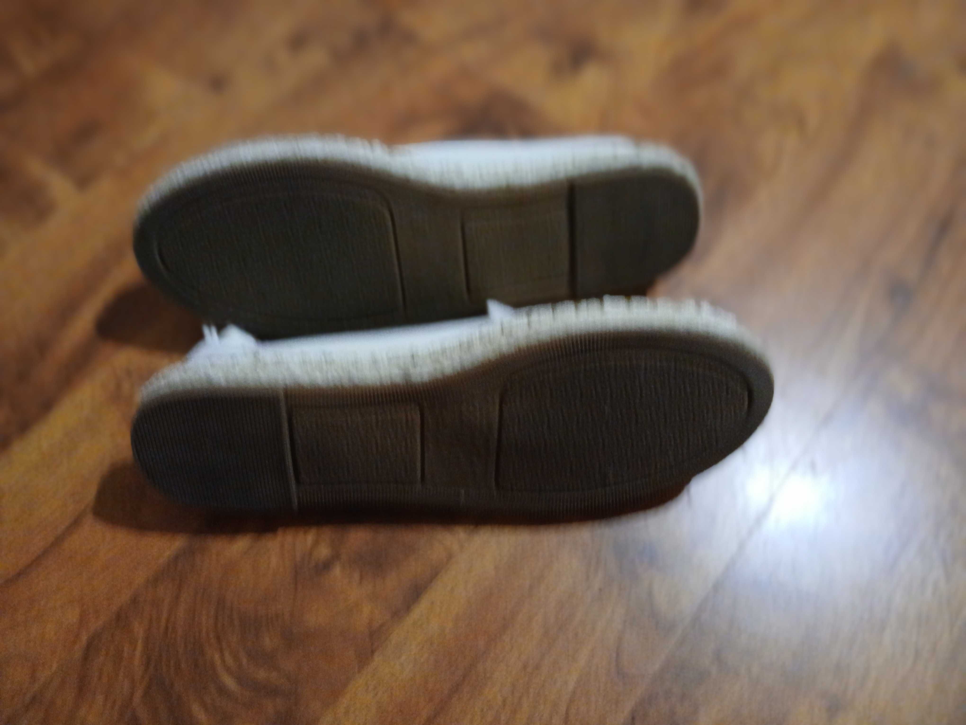 Biale damskie espadryle