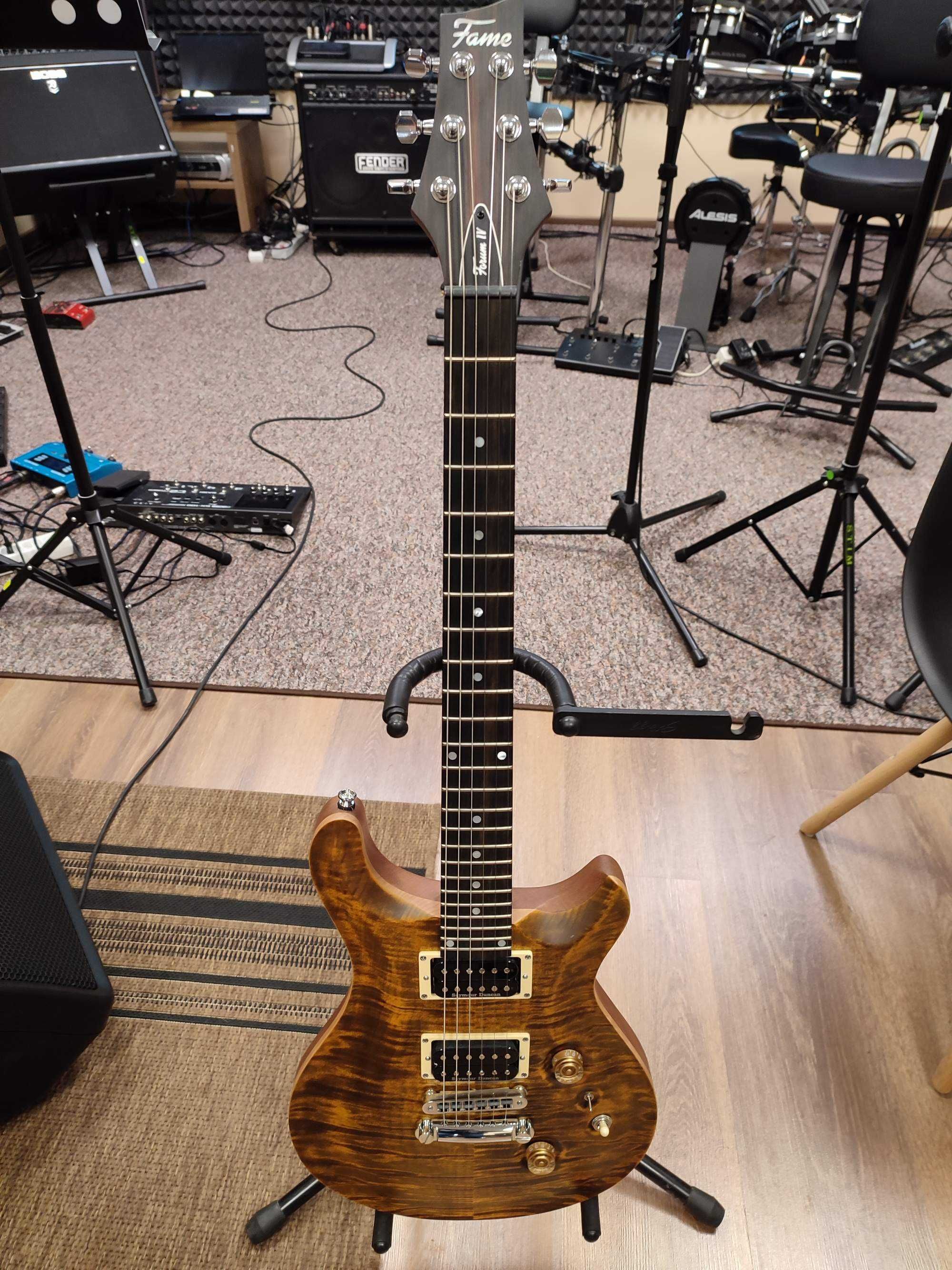 Gitara elektryczna Fame Forum IV Modern z Piezo, nie PRS, Gipson