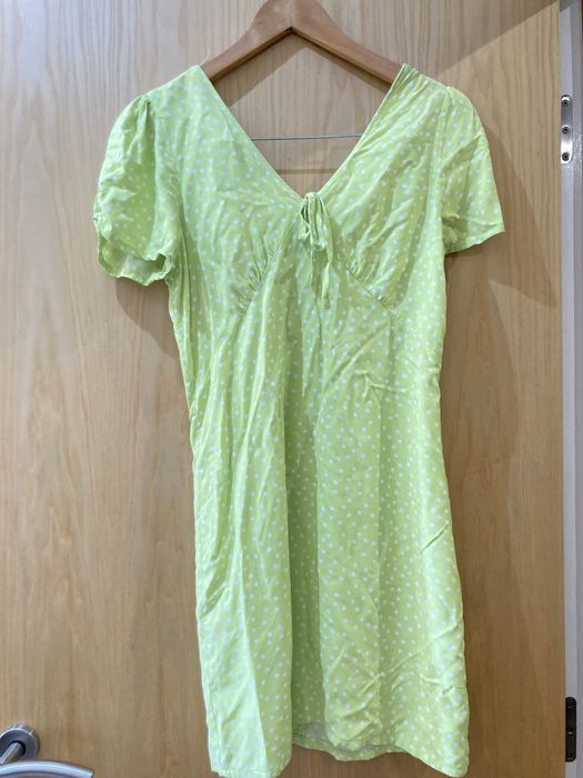 Vestido Verde Alface Curto