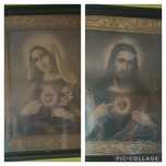 Stary obraz w drewnianej oprawie