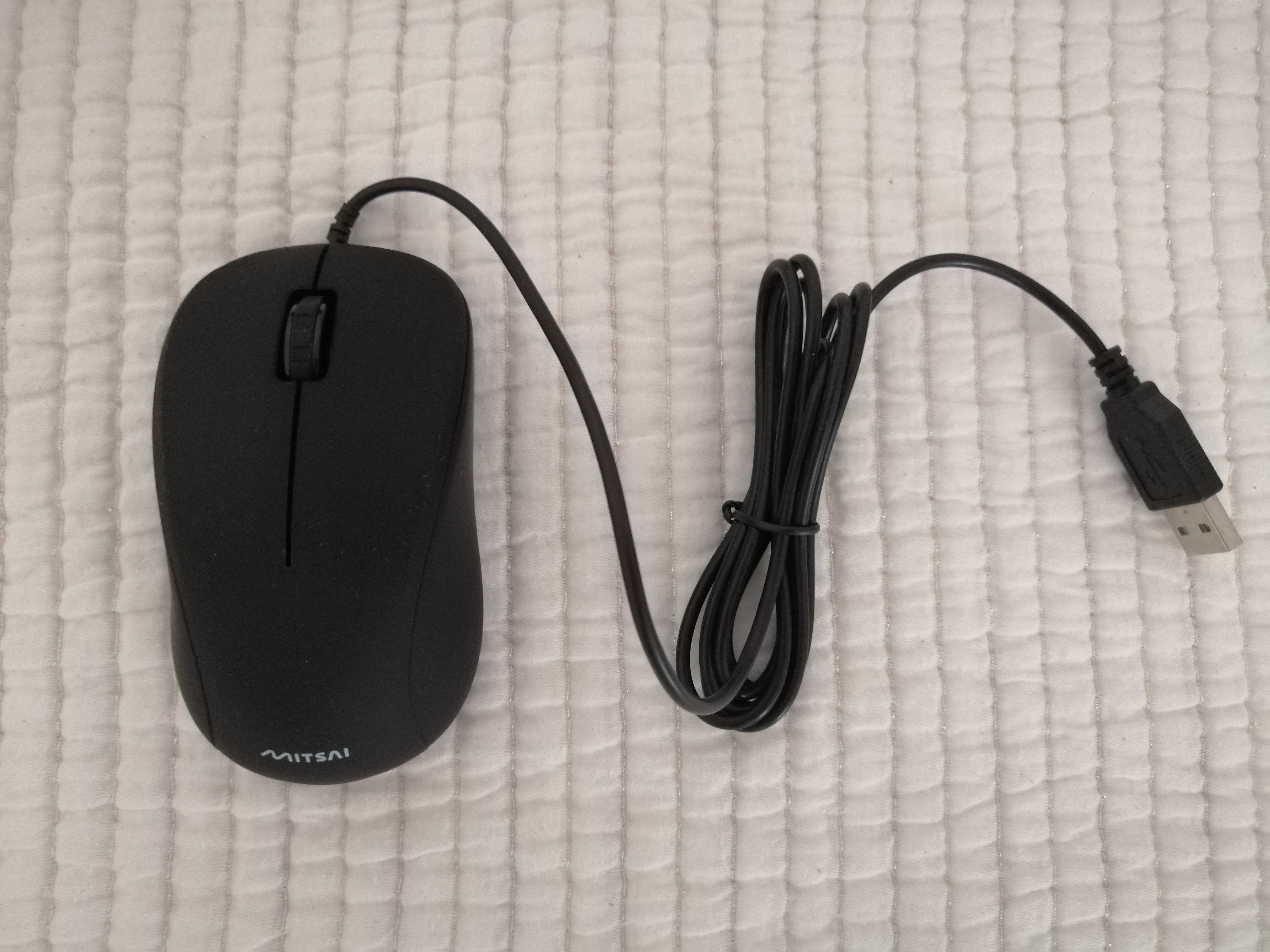 Teclado espanhol + rato com fio