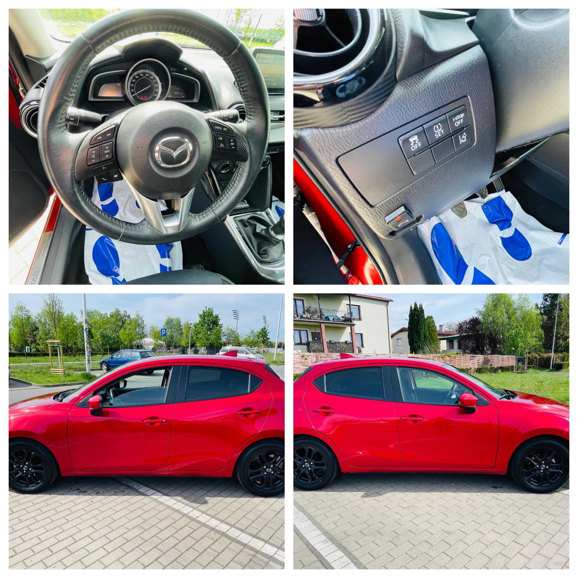 Mazda 2 1.5 22tys przebiegu EXCLUSIVE Navi grzane fotele Wrocław