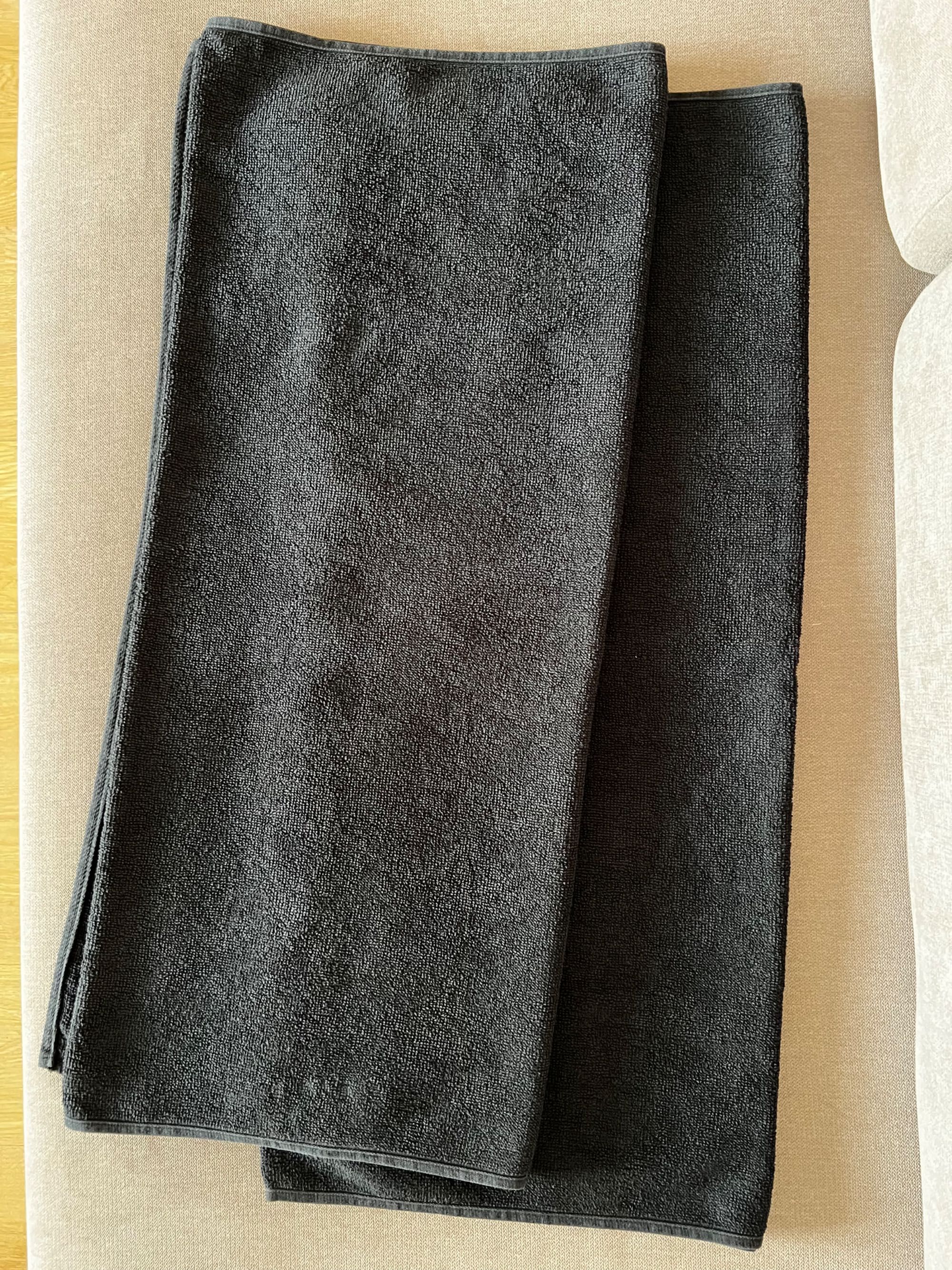 Ręczniki bawełniane czarne 70x120cm