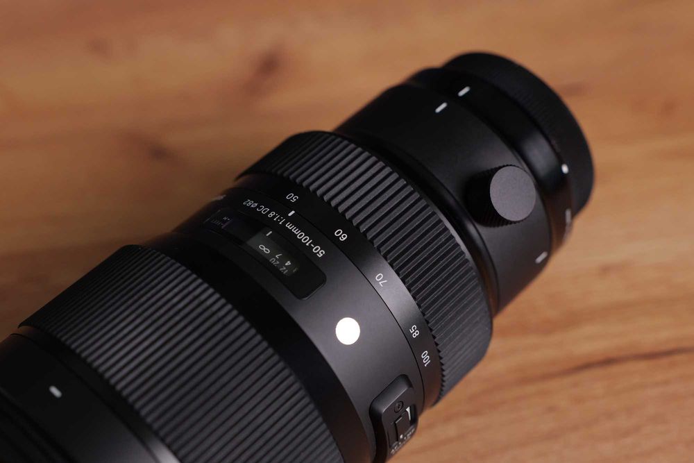 sigma 50-100 f/1.8 mocowanie canon ef