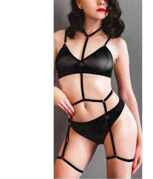 Комплект сексуальный бандаж портупея еротична білизна стрепи лямки