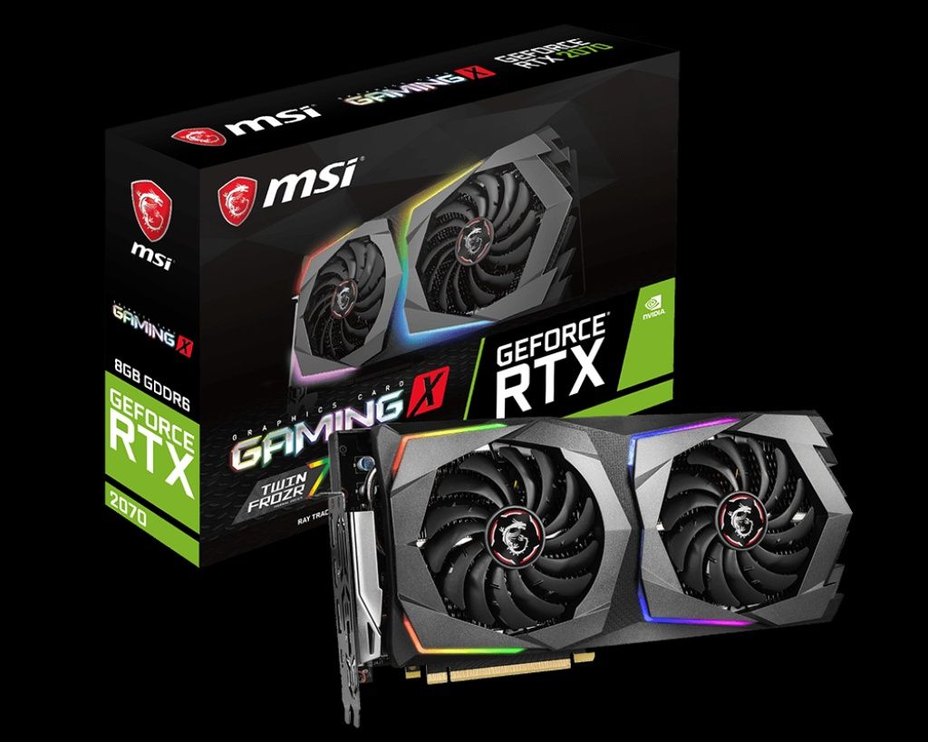 Видеокарта MSI GeForce RTX 2070 Gaming X 8GB GDDR6 (256bit)