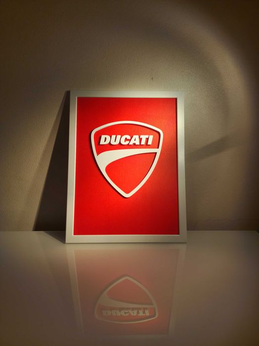Quadro DUCATI em 3D 40cm X 30cm