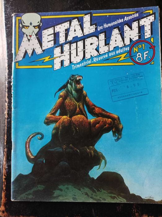 Revistas BD Metal Hurlant, inclui Nº 1