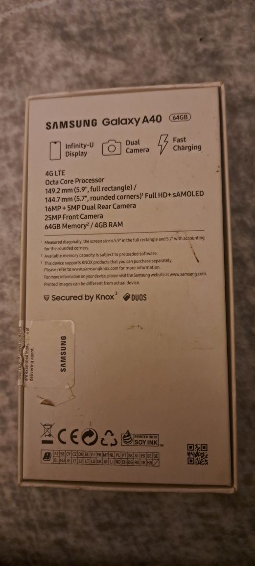 Smartphone Samsung Galaxy A40