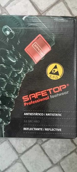 Sapatos biqueira aço segurança trabalho 40