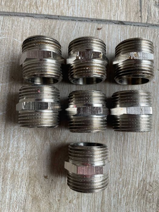 Все DN25: крани шар., фільтри водяні латунь, ніпелі нерж., американки