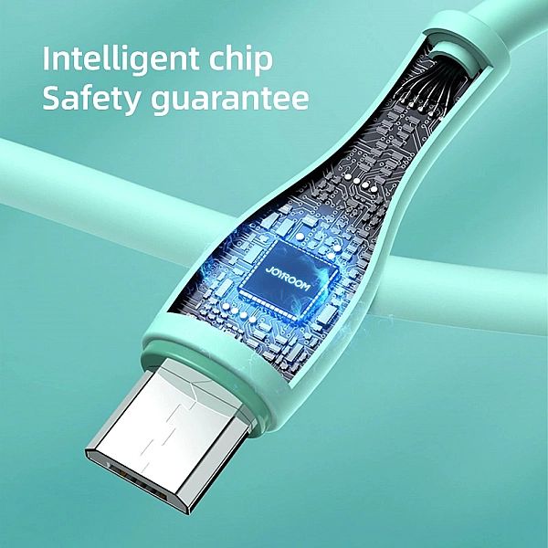 Kabel USB - micro USB Joyroom S-2030M8/3A 2m - zielony