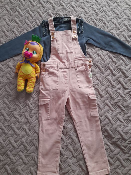 Ogrodniczki numetag r.104 + zestaw