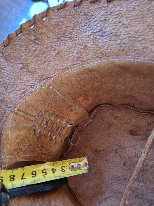 Продам капелюх шкіряний, шляпа ,капелюх під замшу