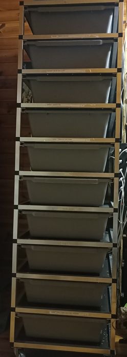 Rack system na gady, WRS70 10 pudeł
