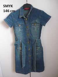 sukienka jeansowa 146 cm