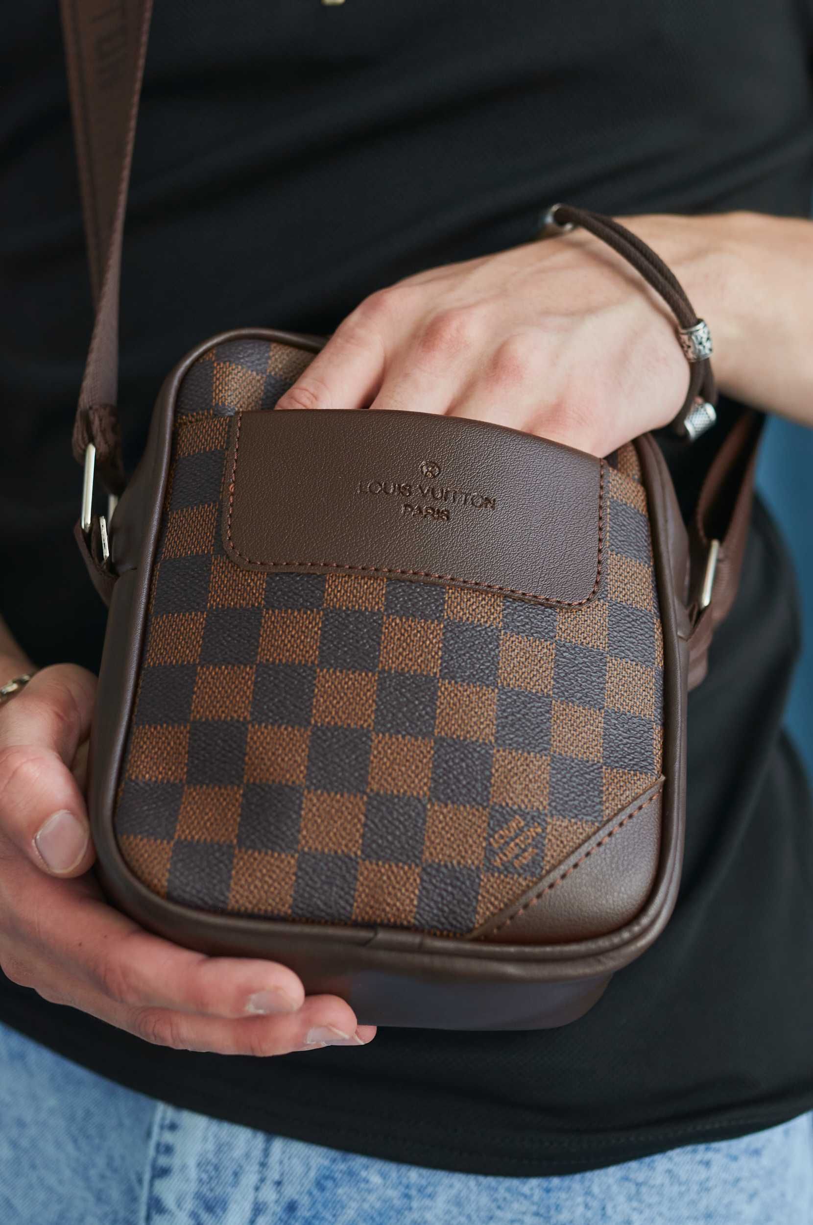 Чоловіча сумка Louis Vuitton мужская сумка мессенджер через плечо