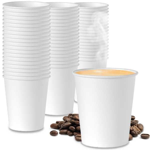 Kubki papierowe białe 200/250ml Kawa Herbata