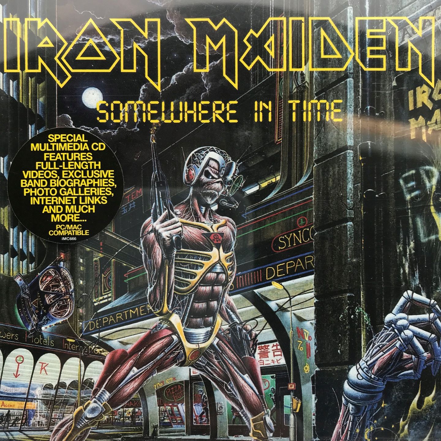 cd - iron maiden - somewhere in time