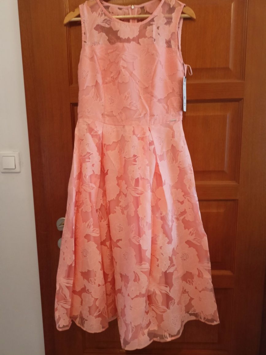 Sukienka Monnari, rozmiar 36 -morelowa