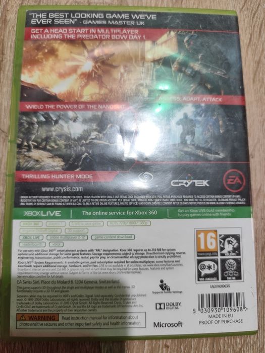 Crysis 3 Xbox  360 Hunter Editions