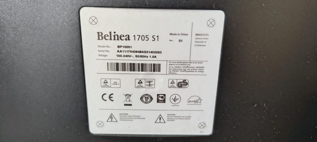 Monitor BELINEA 17" VGA