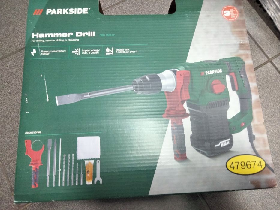 Młotowiertarka parkside