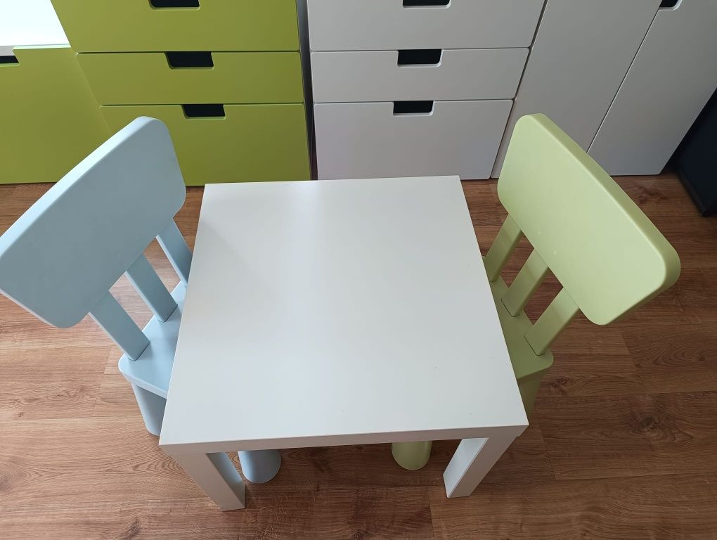 Meble IKEA dziecięce. Pokój dla dziecka. Zestaw, szafa, szuflady.