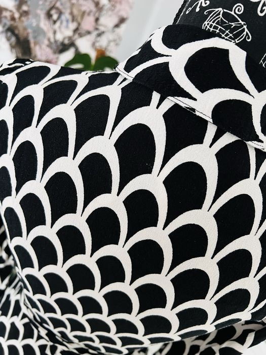 Biało-czarna Zara sukienka S