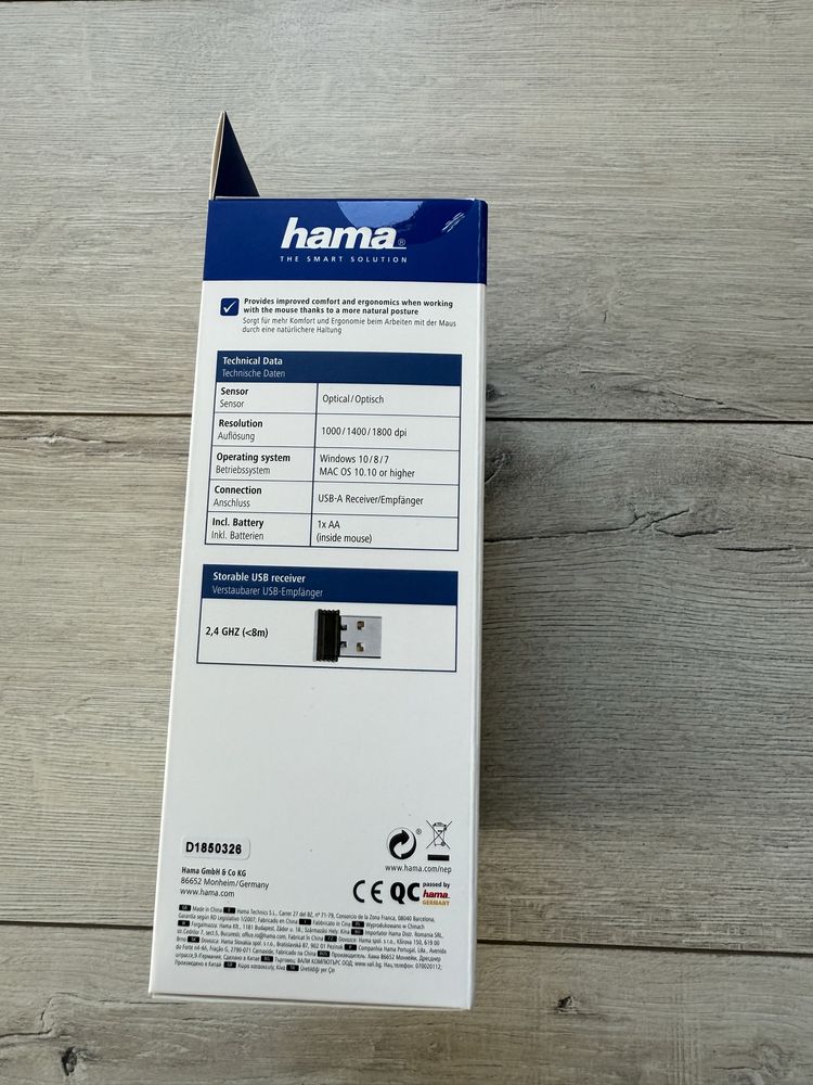 Myszka bezprzewodowa hama