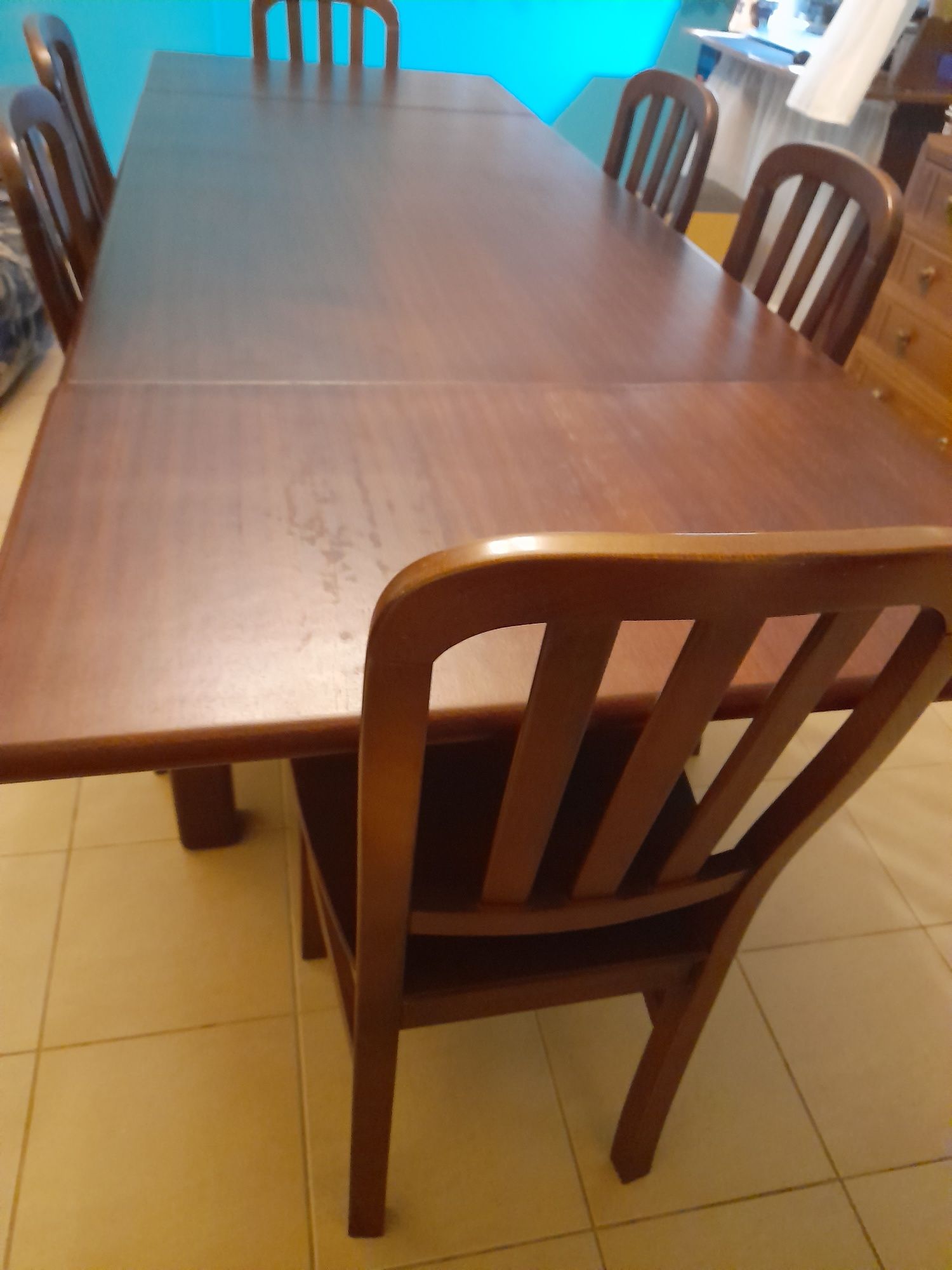 Mesa de jantar grande para 12 pessoas