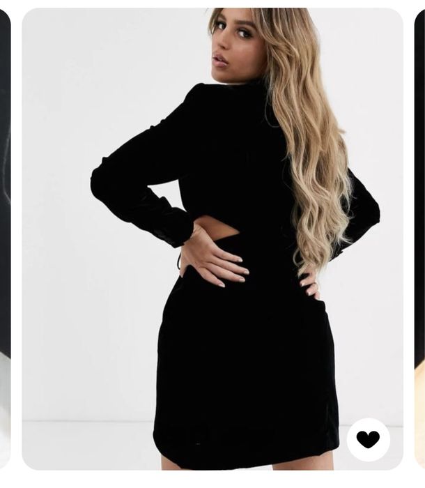 Плаття Asos велюрове