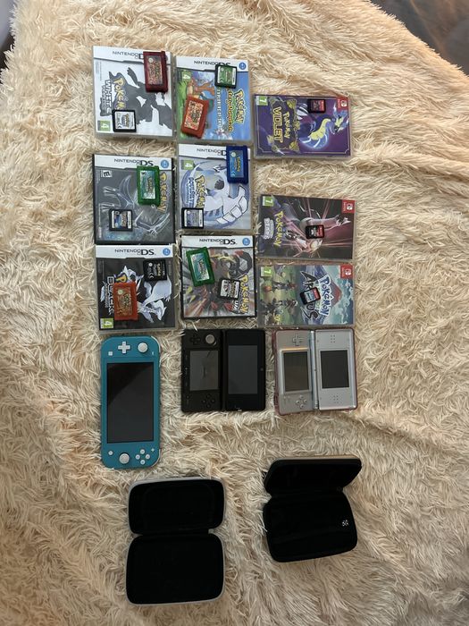 Coleção Pokemon e consolas