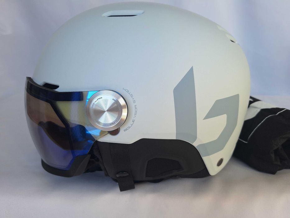 Kask narciarski BOLLE Edge Visor Off White Photochromic L 59-62cm S1-2